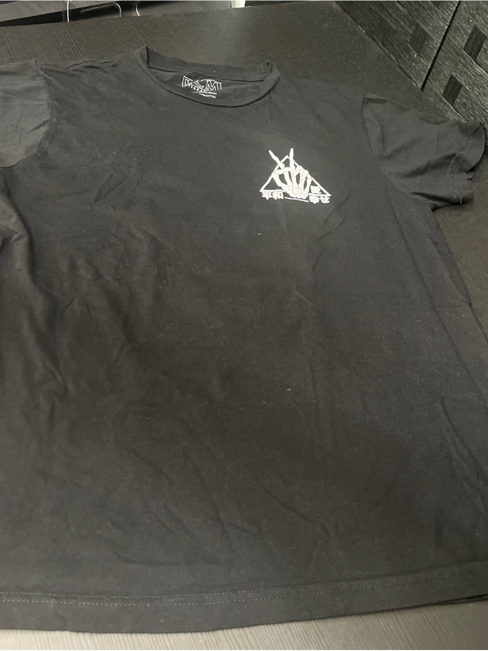 LCM International Black “Peace, Love & Happiness” T-Shirt Men’s Size Small